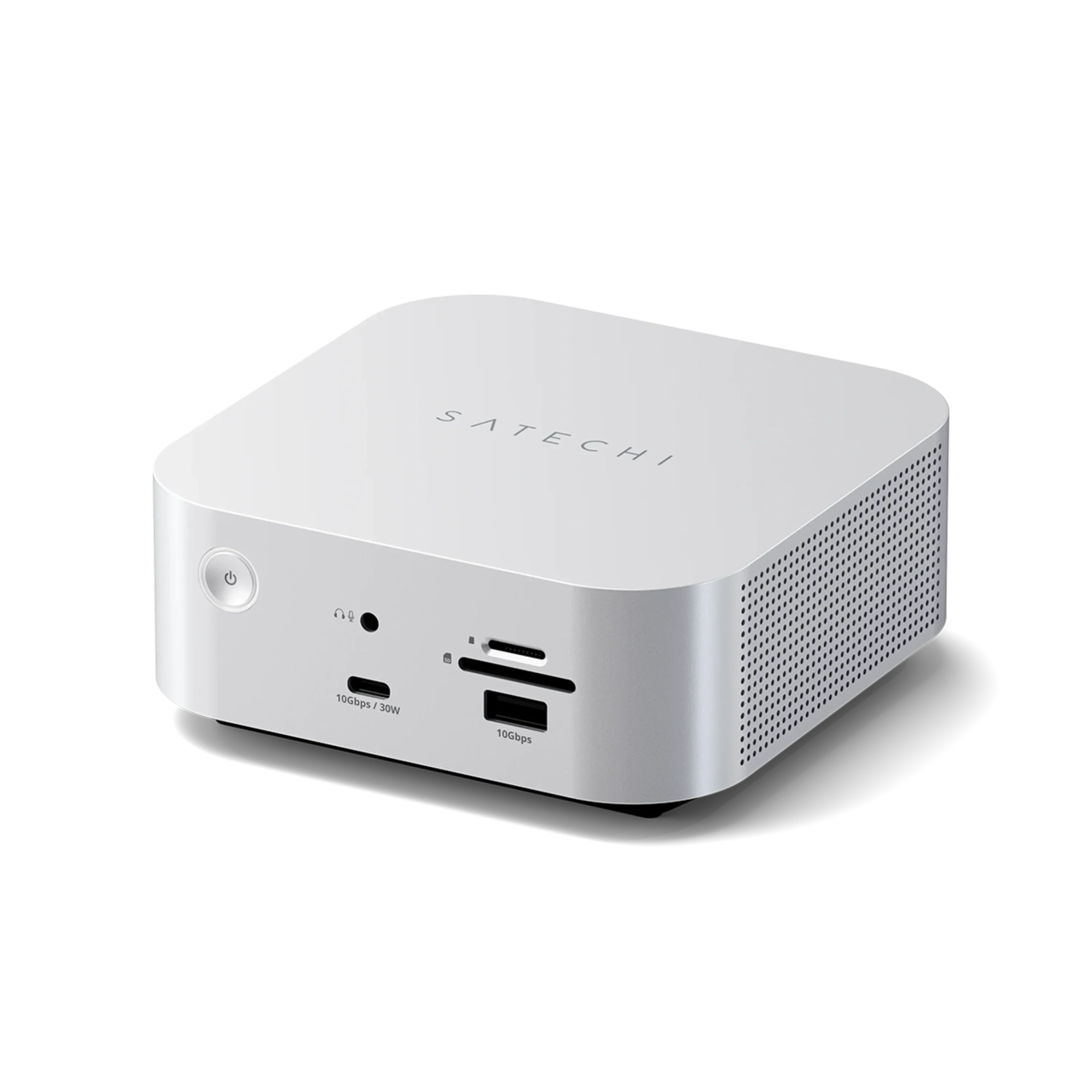 Док-станція Satechi Thunderbolt 5 CubeDock with SSD Enclosure - Silver (ST-DT5CES-EU)