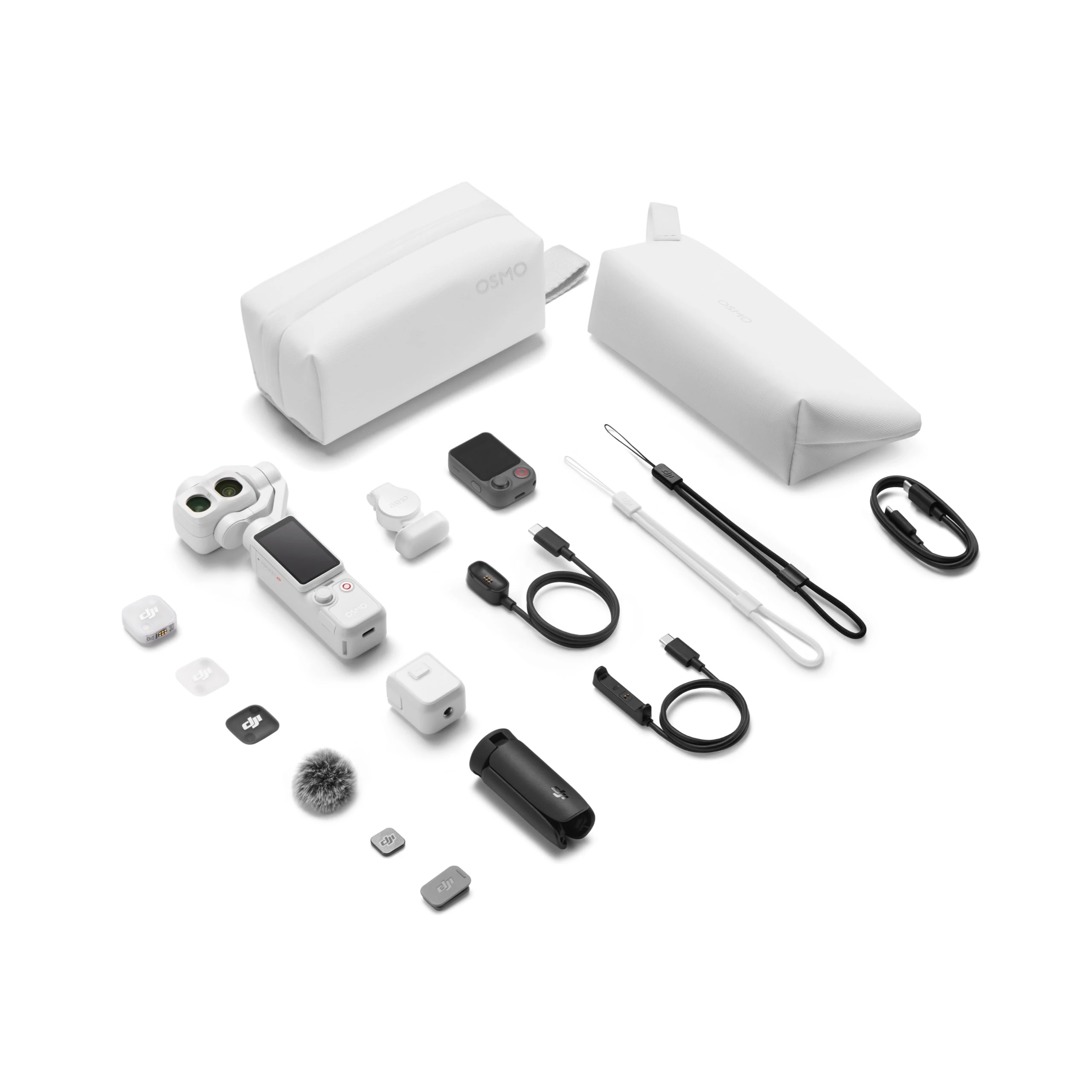 Екшн-камера DJI Osmo Pocket 4P Vlog Kit - Pearl White