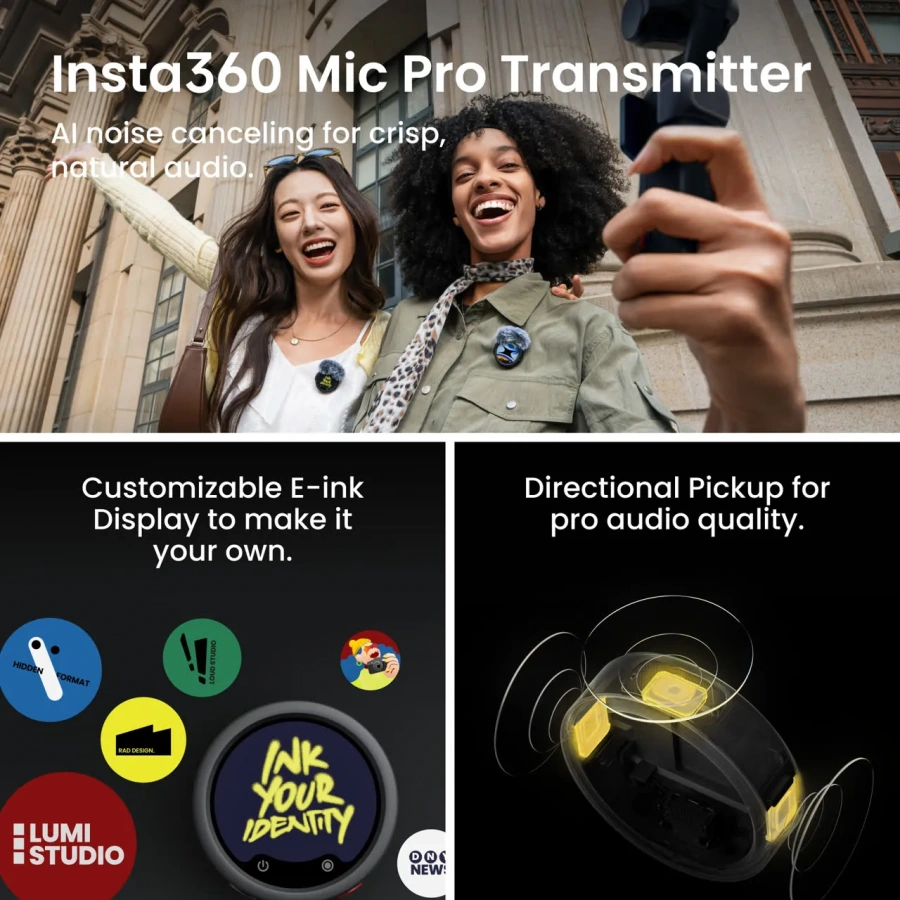 Екшн-камера Insta360 Luna Ultra [Creator Bundle] - Cosmic Black (CINSABTA-LUNA3)