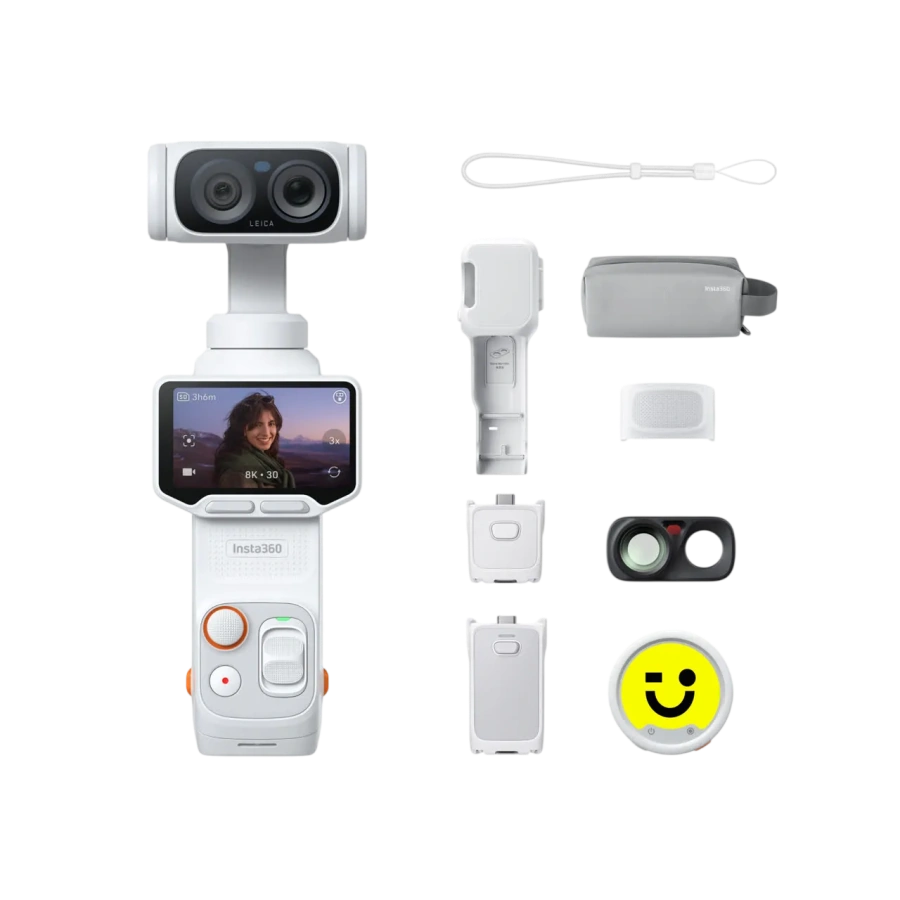 Екшн-камера Insta360 Luna Ultra [Creator Bundle] - Stellar White (CINSABTA-LUNA4)