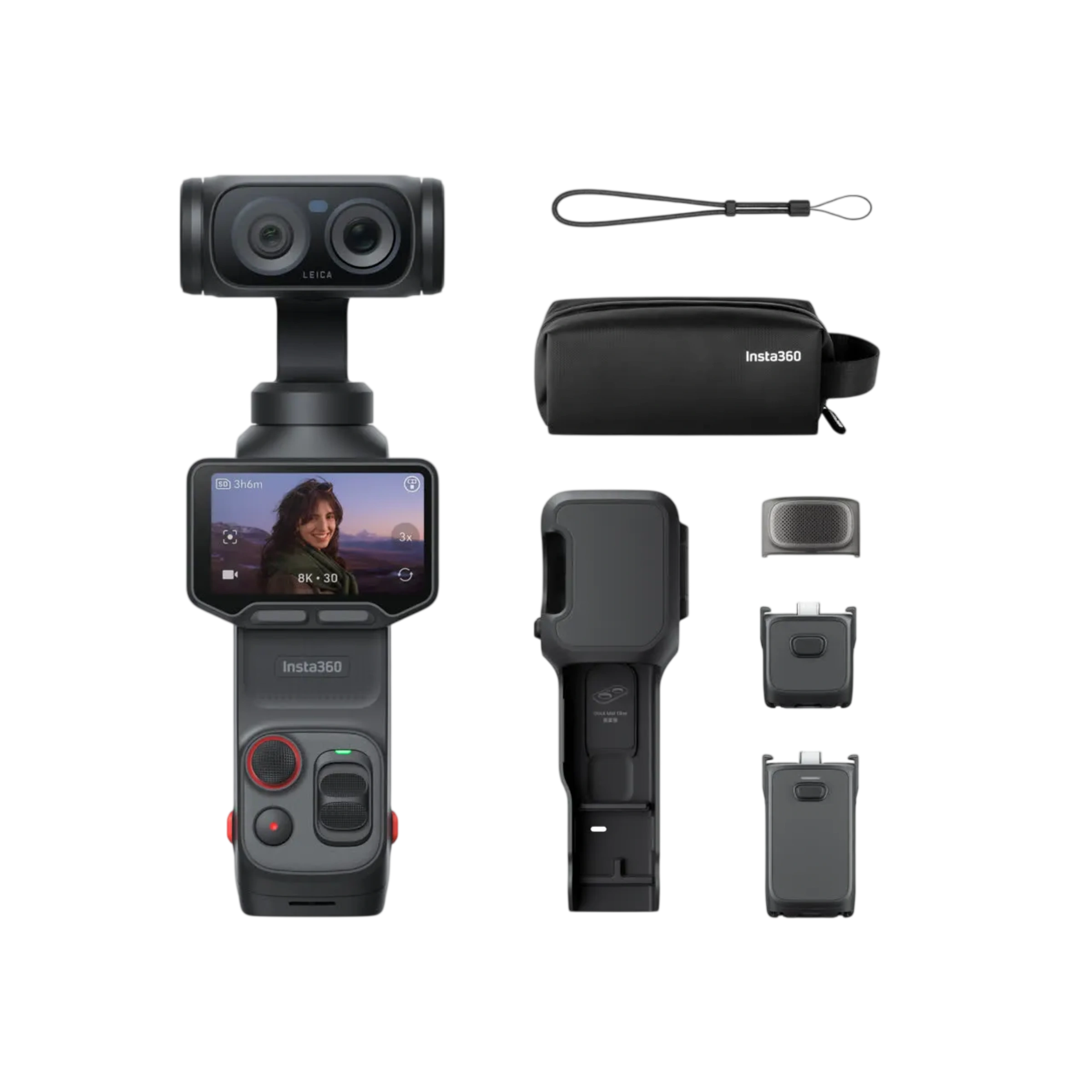 Екшн-камера Insta360 Luna Ultra [Endurance Bundle] - Cosmic Black