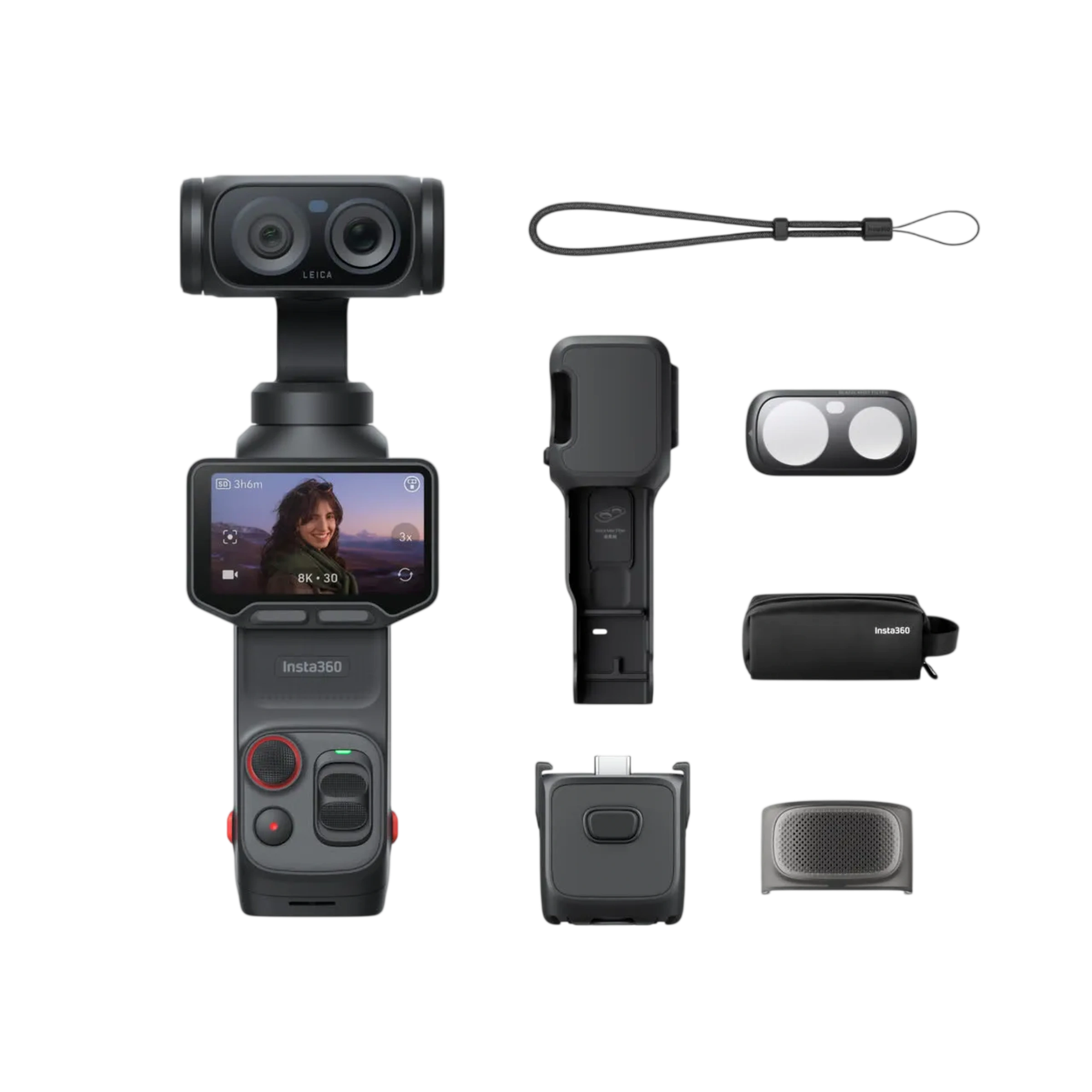 Екшн-камера Insta360 Luna Ultra [Essential Bundle] - Cosmic Black
