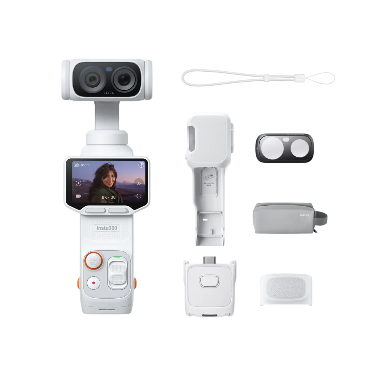 Екшн-камера Insta360 Luna Ultra [Essential Bundle] - Stellar White