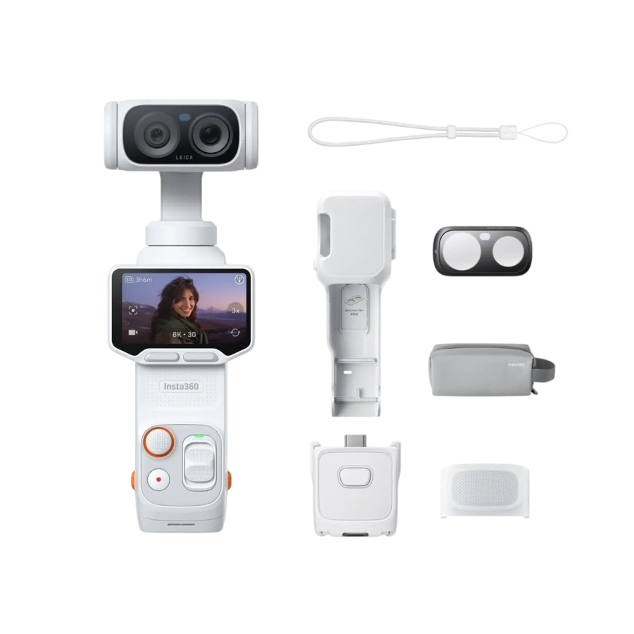 Екшн-камера Insta360 Luna Ultra [Essential Bundle] - Stellar White