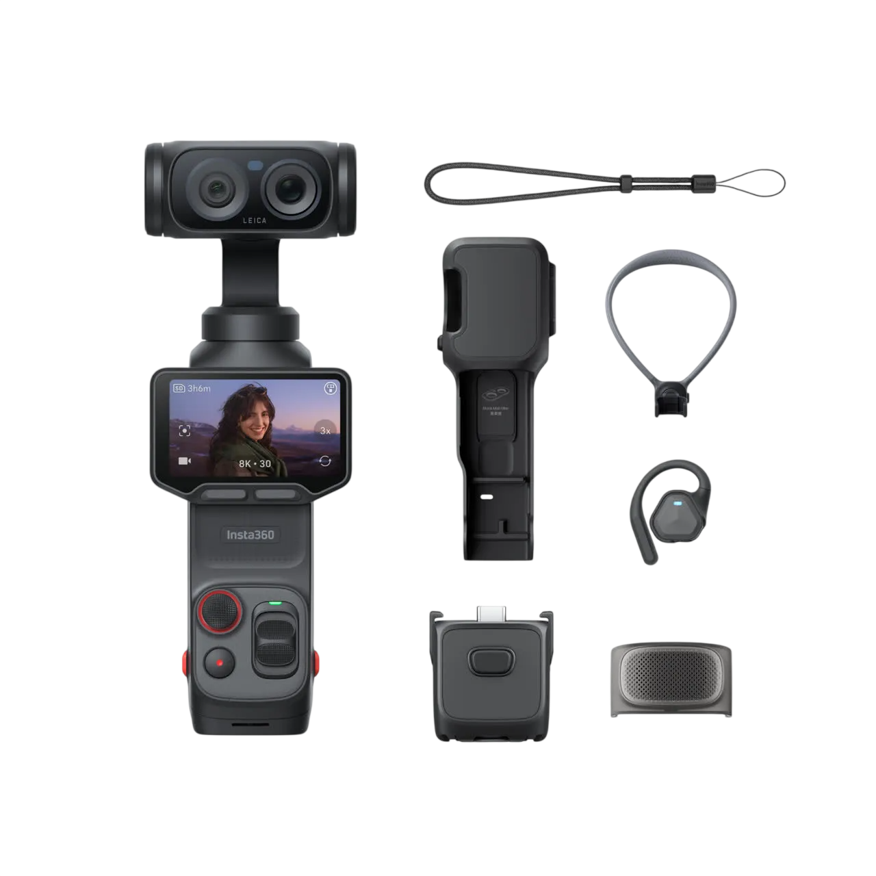 Екшн-камера Insta360 Luna Ultra [POV Bundle] - Cosmic Black