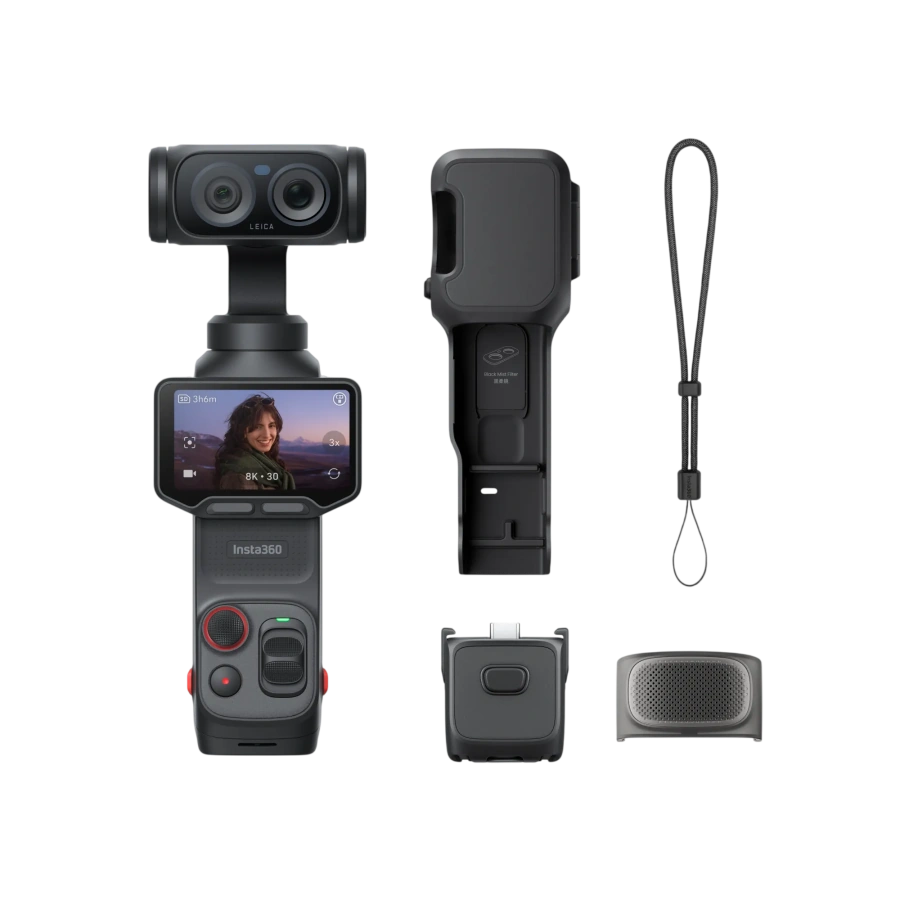 Екшн-камера Insta360 Luna Ultra [Standard Bundle] - Cosmic Black (CINSABTA-LUNA01)