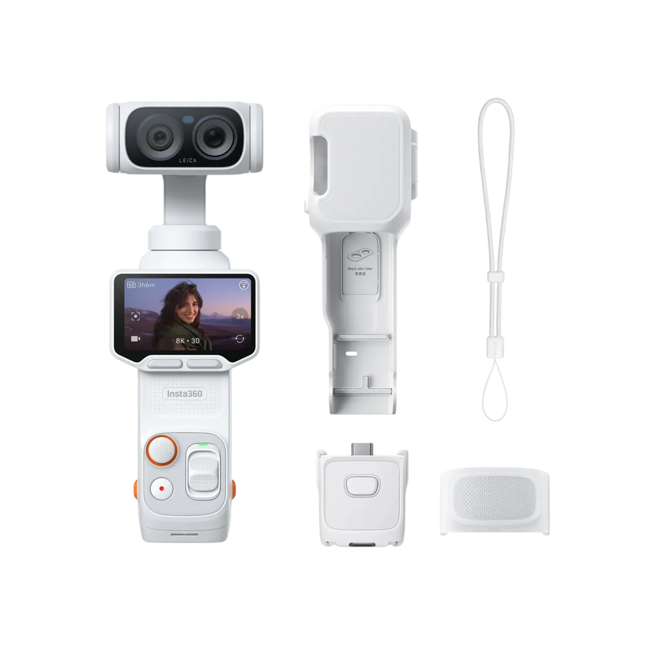 Екшн-камера Insta360 Luna Ultra [Standard Bundle] - Stellar White (CINSABTA-LUNA2)