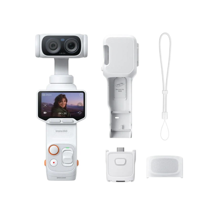 Екшн-камера Insta360 Luna Ultra [Standard Bundle] - Stellar White (CINSABTA-LUNA2)