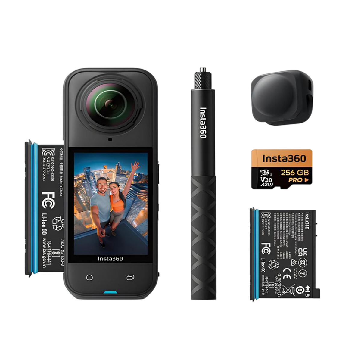 Екшн-камера Insta360 X5 Costco Adventure Bundle - Midnight Black (CINSAAHA-X530)