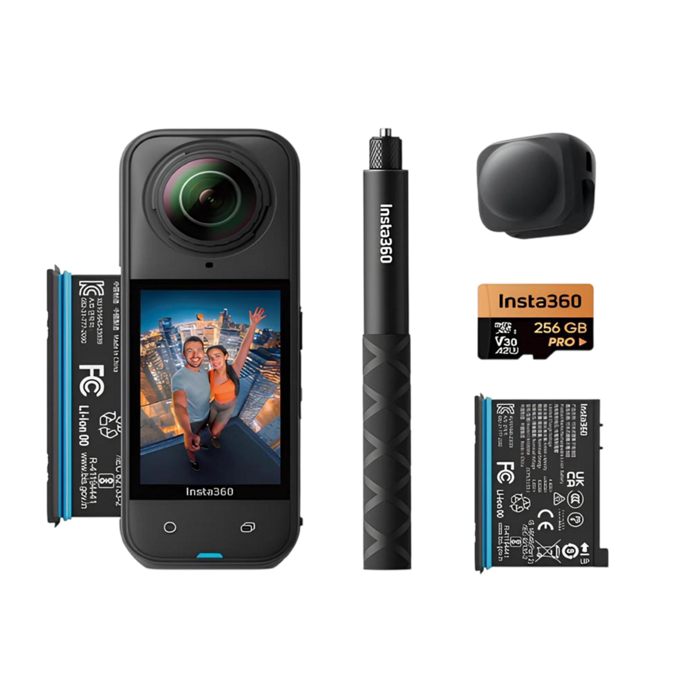 Екшн-камера Insta360 X5 Costco Adventure Bundle - Midnight Black (CINSAAHA-X530)