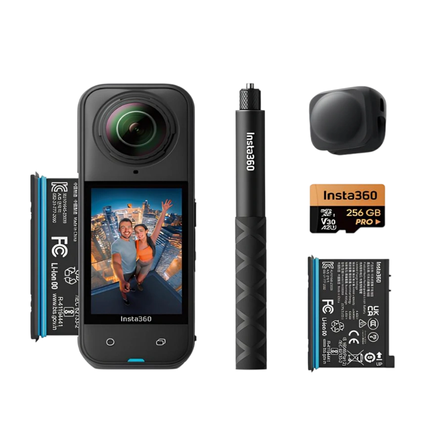 Екшн-камера Insta360 X5 Costco Adventure Bundle - Midnight Black (CINSAAHA-X530)