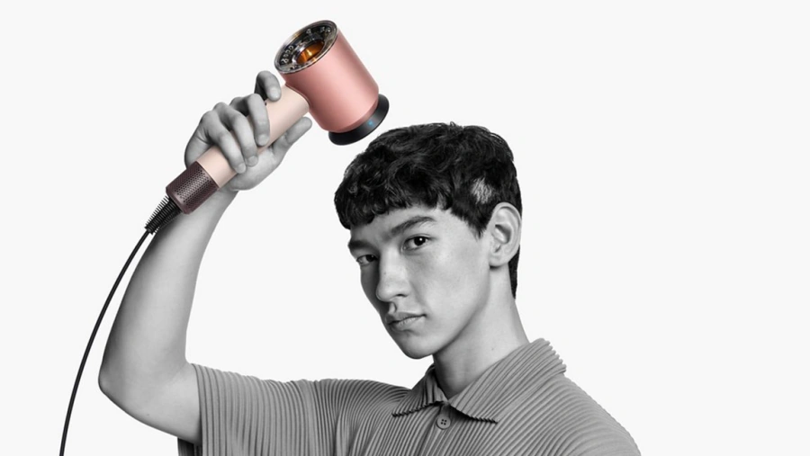 Фен для волос Dyson Supersonic HD16 Nural Hair Dryer Curly+Coily - Ceramic Apricot/Topaz EU (245674-01)