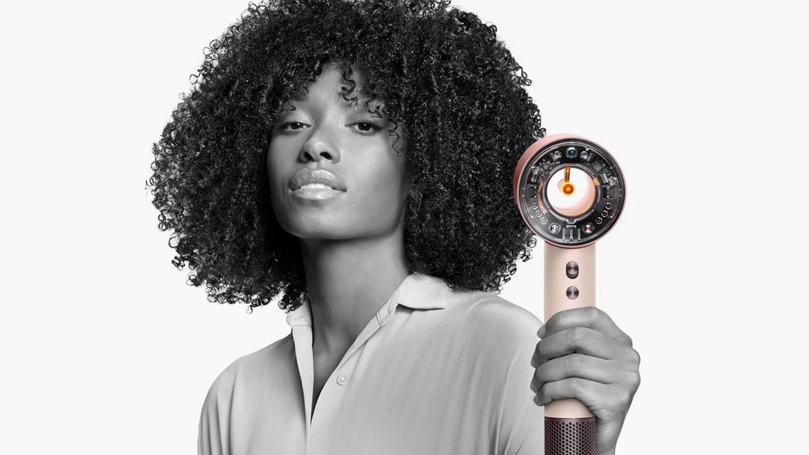 Фен для волос Dyson Supersonic HD16 Nural Hair Dryer Curly+Coily - Ceramic Apricot/Topaz EU (245674-01)