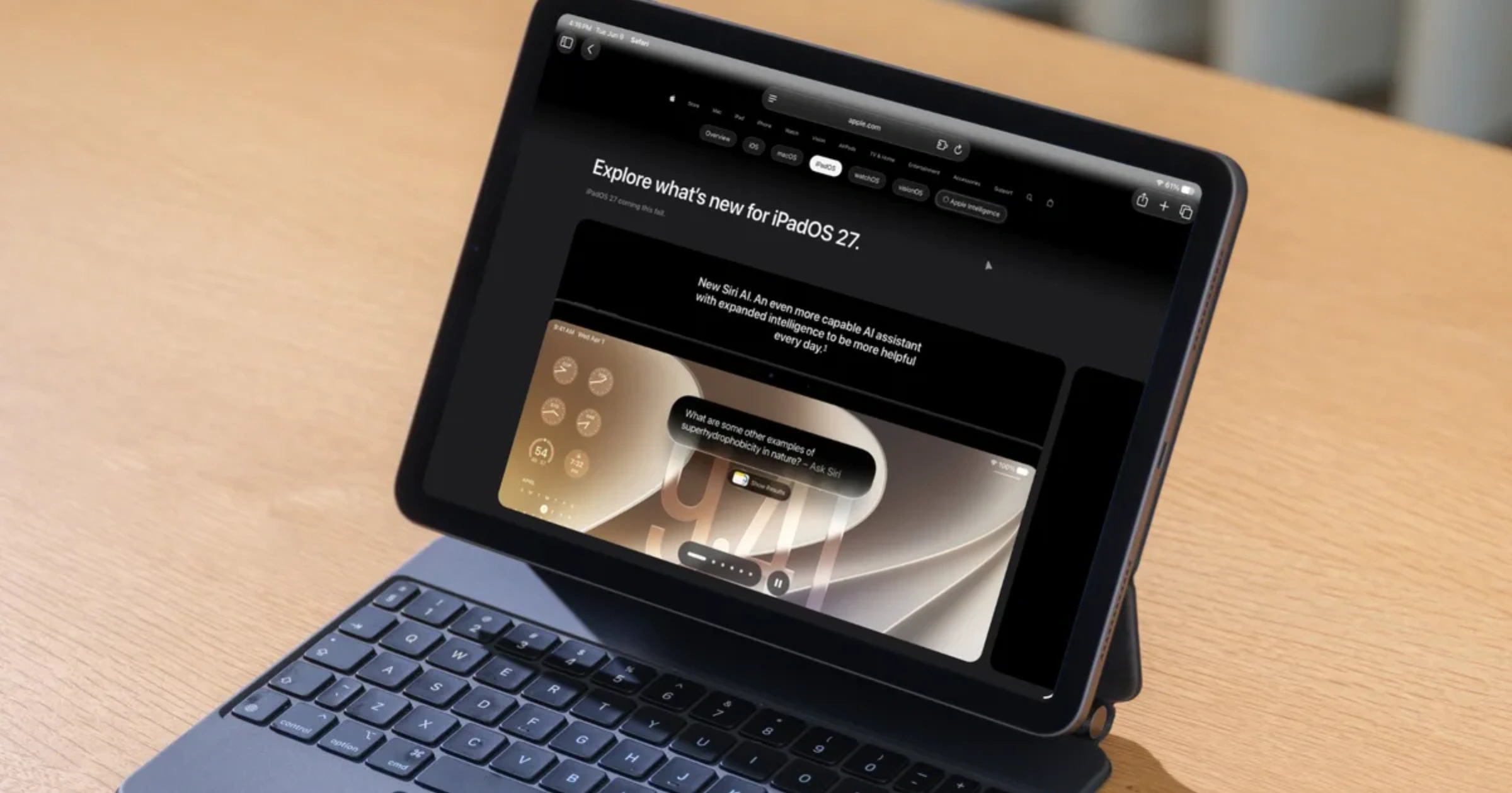iPadOS 27: оновлення пропонує нову Siri AI, неймовірну швидкість та гнучкий інтерфейс