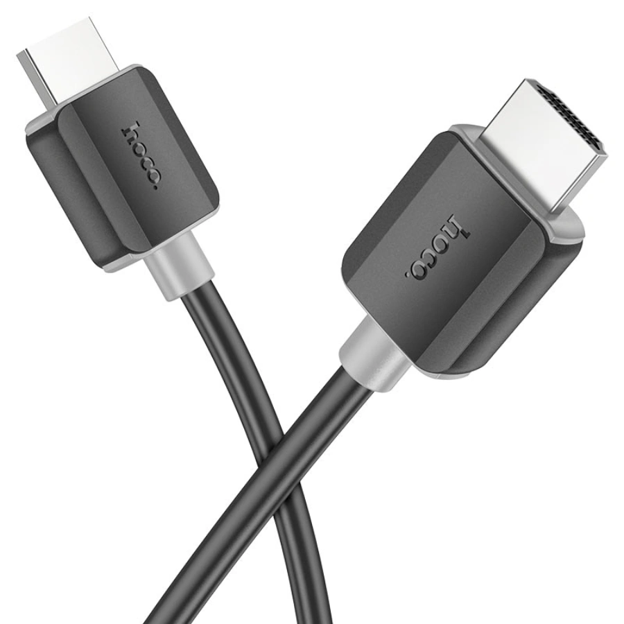 Кабель HOCO US08 HDTV 2.0 [HDMI] 4K cable, 1м - Black (6931474799388)
