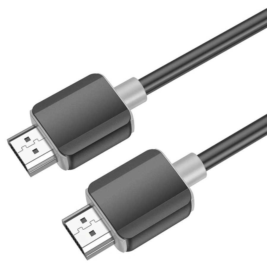Кабель HOCO US08 HDTV 2.0 [HDMI] 4K cable, 1м - Black (6931474799388)