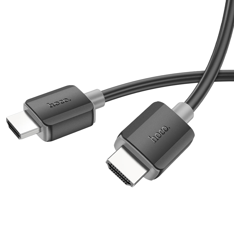 Кабель HOCO US08 HDTV 2.0 [HDMI] 4K cable, 1м - Black (6931474799388)