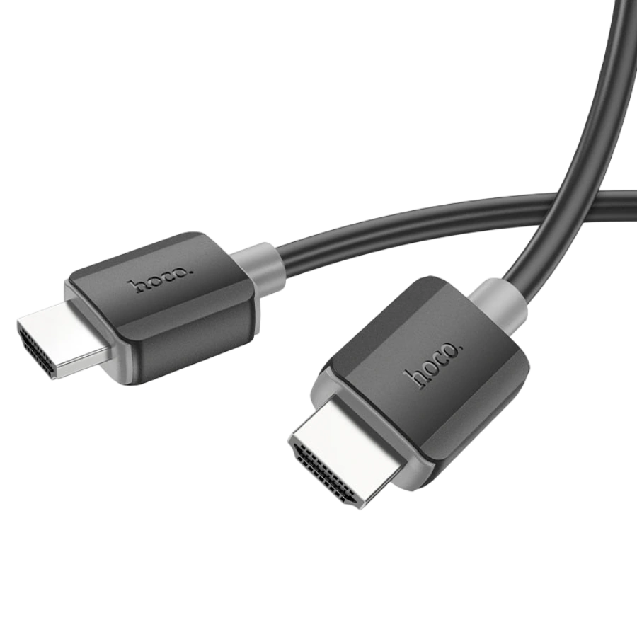 Кабель HOCO US08 HDTV 2.0 [HDMI] 4K cable, 1м - Black (6931474799388)