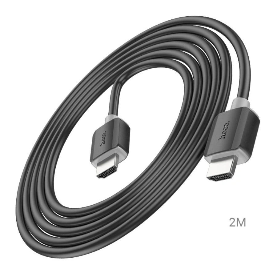 Кабель HOCO US08 HDTV 2.0 [HDMI] 4K cable, 2м - Black (6931474799395)