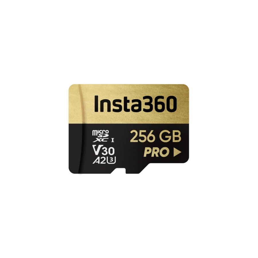 Карта памяти Insta360 256 GB MicroSDXC UHS-I U3 V30 A2 Class 10 (CINSBAVL)
