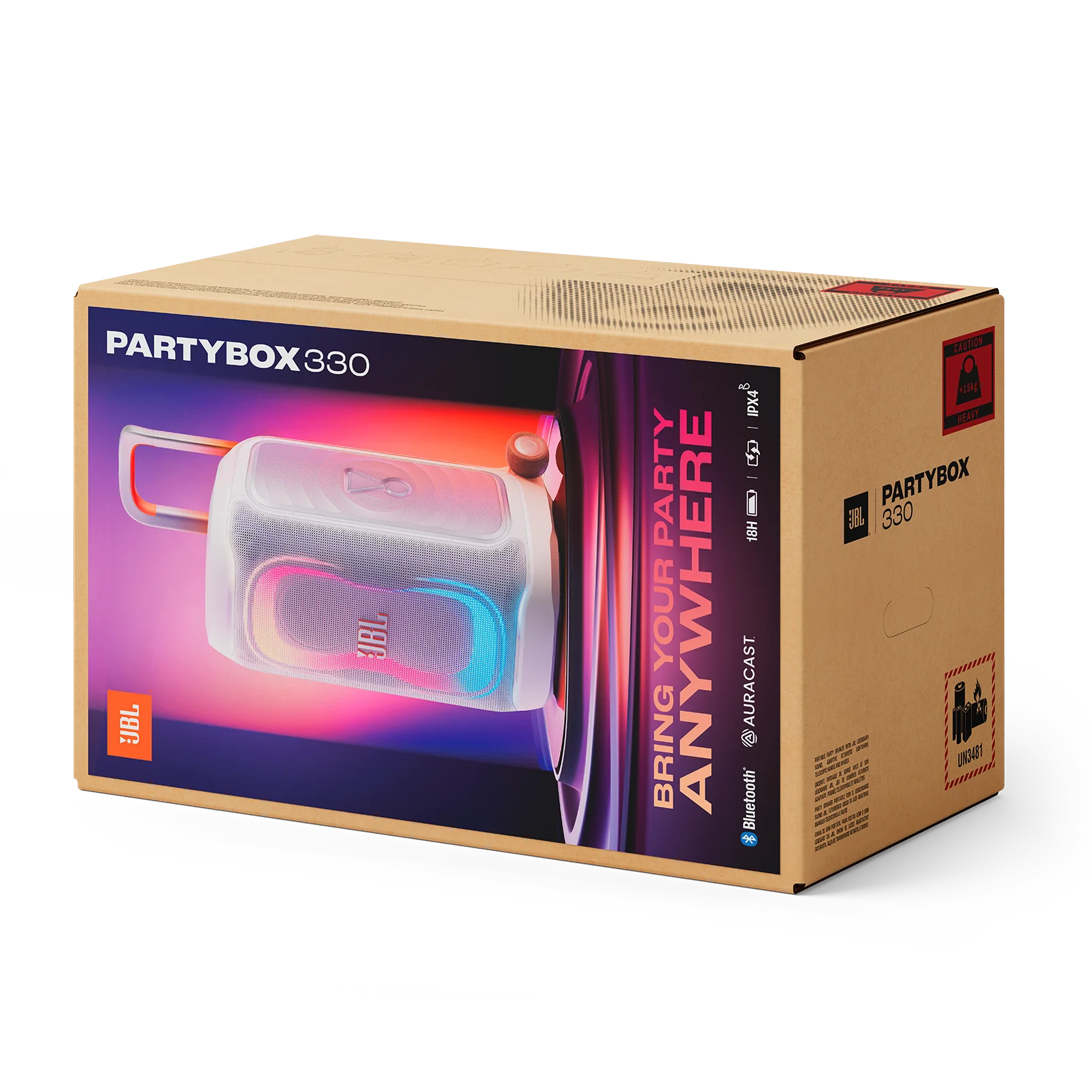 Колонка JBL PartyBox 330 - White (JBLPB330WHTEP)
