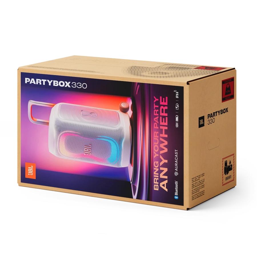 Колонка JBL PartyBox 330 - White (JBLPB330WHTEP)