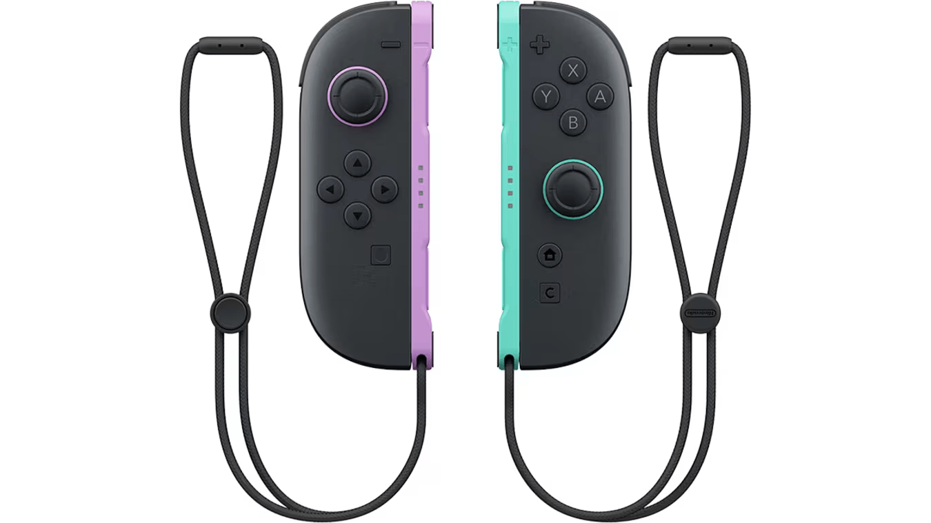 Контроллеры с магнитным креплением и функцией мыши Nintendo Joy-Con 2 Controllers [Left and Right] - Light Purple / Light Green (00045496886509)