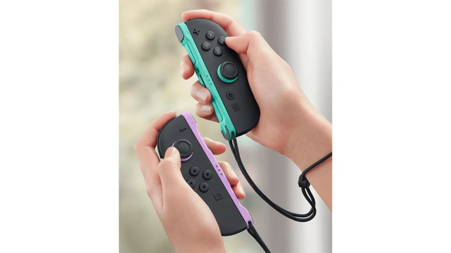 Контроллеры с магнитным креплением и функцией мыши Nintendo Joy-Con 2 Controllers [Left and Right] - Light Purple / Light Green (00045496886509)