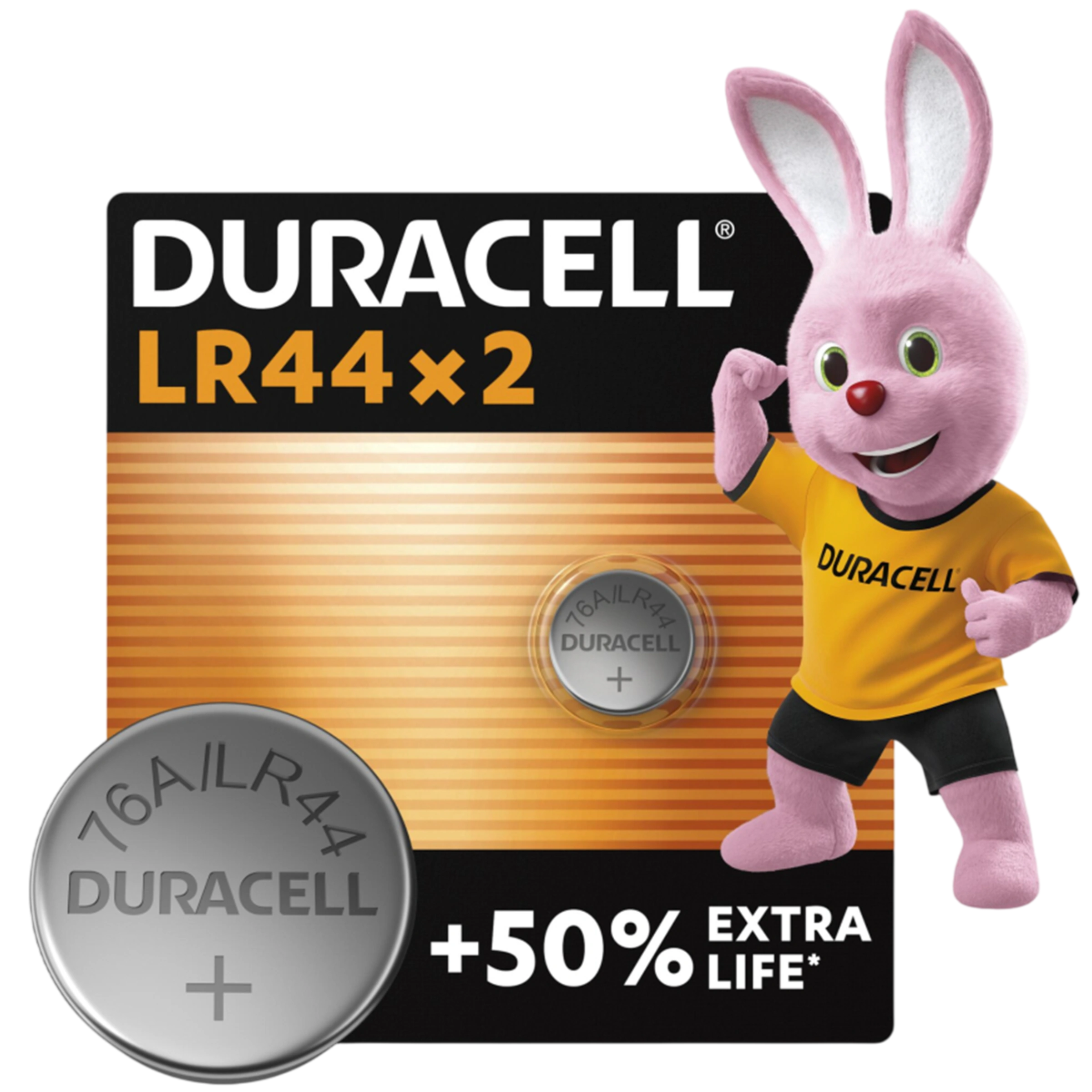 Лужні батарейки Duracell LR44 / A76 1.5V 2 шт (5007795)