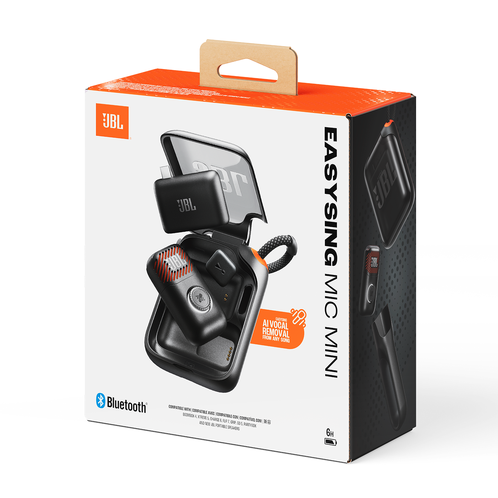 Мікрофон JBL EasySing Mic Mini | AI караоке-мікрофон з приглушенням вокалу (JBLESMICMINI)