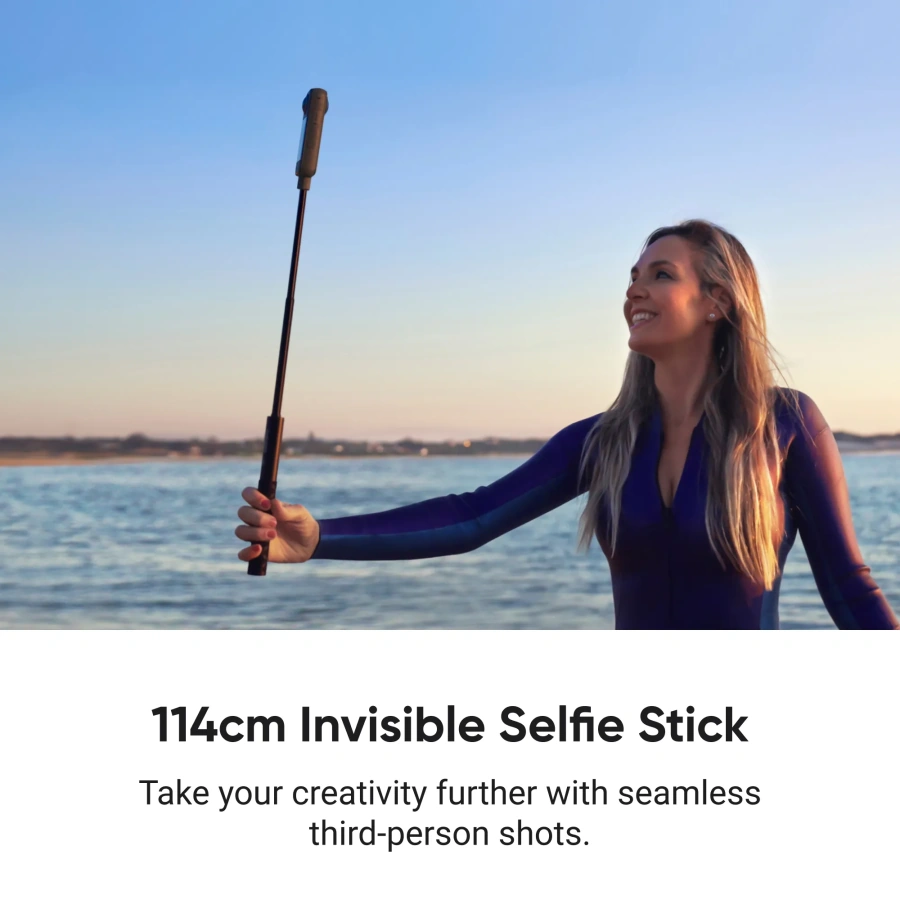 Монопод для екшн-камери Insta360 Invisible Selfie Stick 114cm (CINSAAVF)