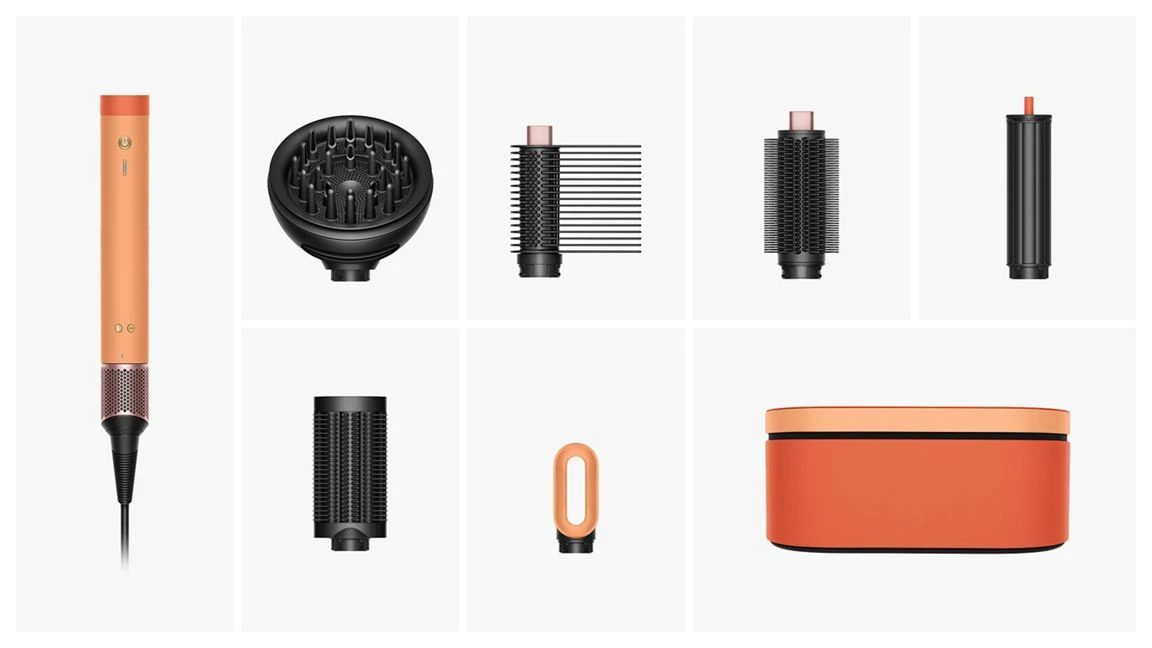 Мультистайлер-фен Dyson Airwrap Co-anda2x Multi-styler & Dryer Curly+Coily - Ceramic Apricot/Topaz EU (266836-01)