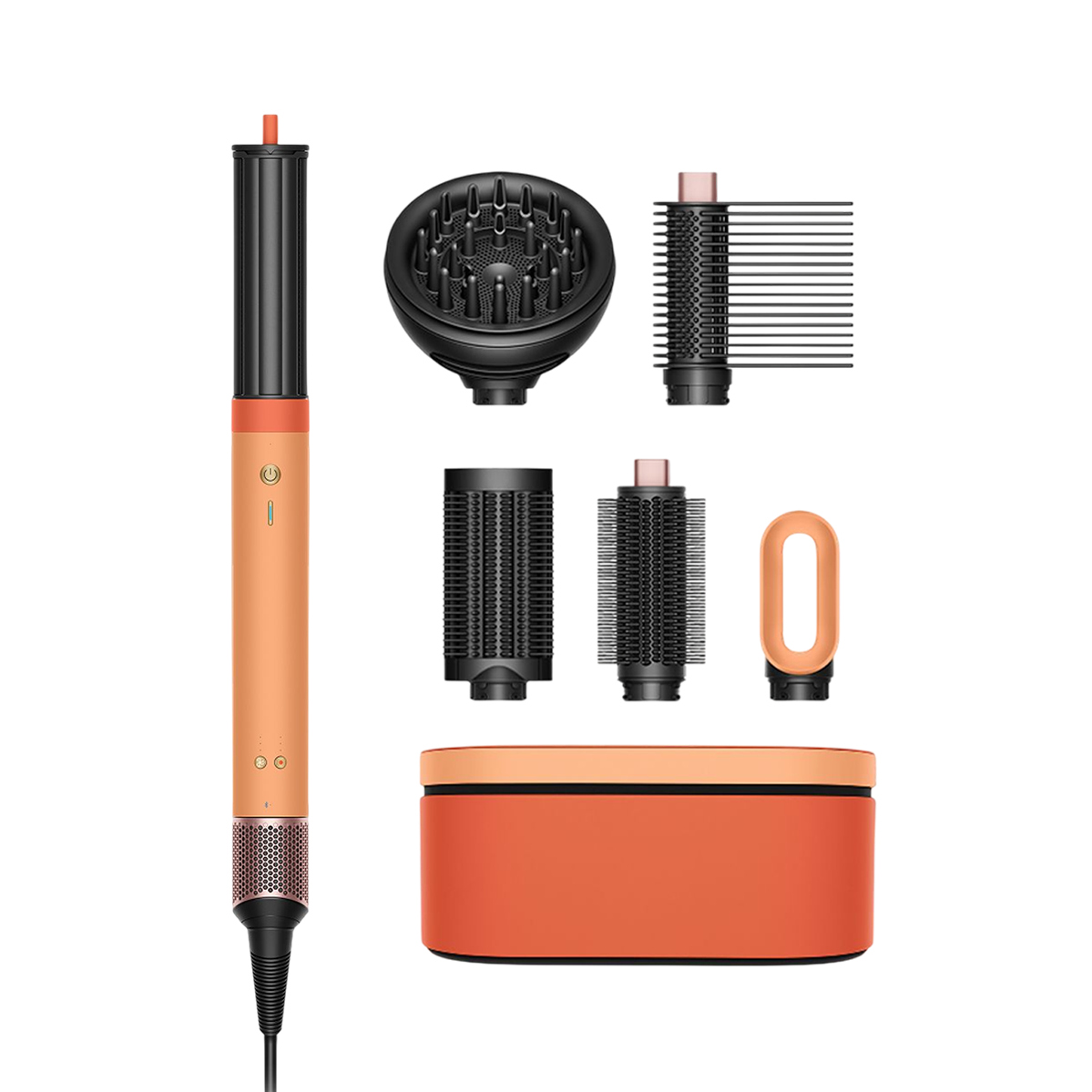 Мультистайлер-фен Dyson Airwrap Co-anda2x Multi-styler & Dryer Curly+Coily - Ceramic Apricot/Topaz EU (266836-01)