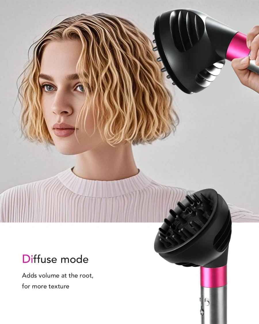 Насадка-диффузор Dyson Wave+Curl diffuser - Black (974149-01)