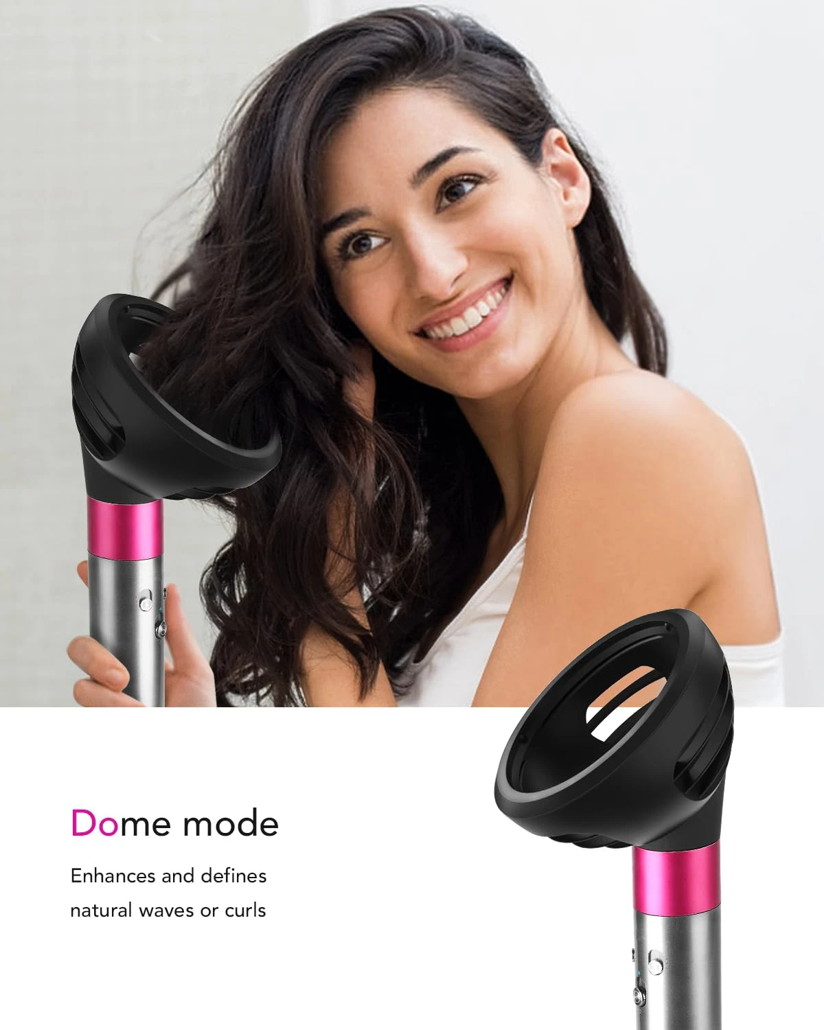 Насадка-диффузор Dyson Wave+Curl diffuser - Black (974149-01)
