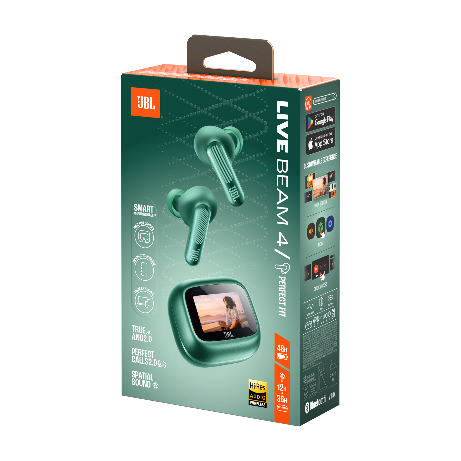 Навушники JBL Live Beam 4 - Green (JBLLIVEBEAM4GRN)