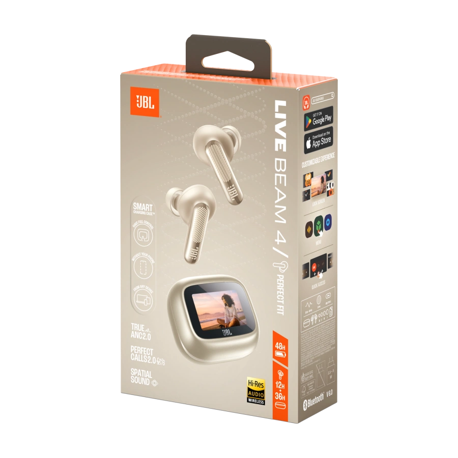 Навушники JBL Live Beam 4 - Sand (JBLLIVEBEAM4CPG)