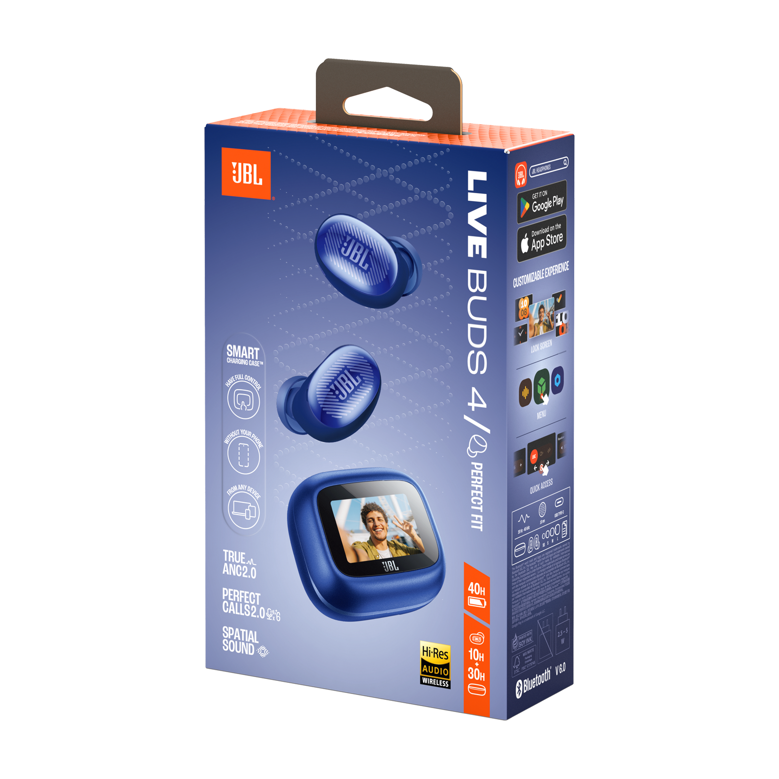 Навушники JBL Live Buds 4 - Blue (JBLLIVEBUDS4BLU)
