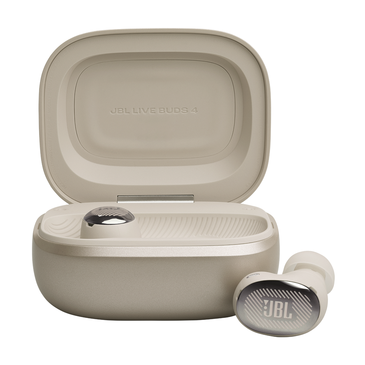 Навушники JBL Live Buds 4 - Sand (JBLLIVEBUDS4CPG)