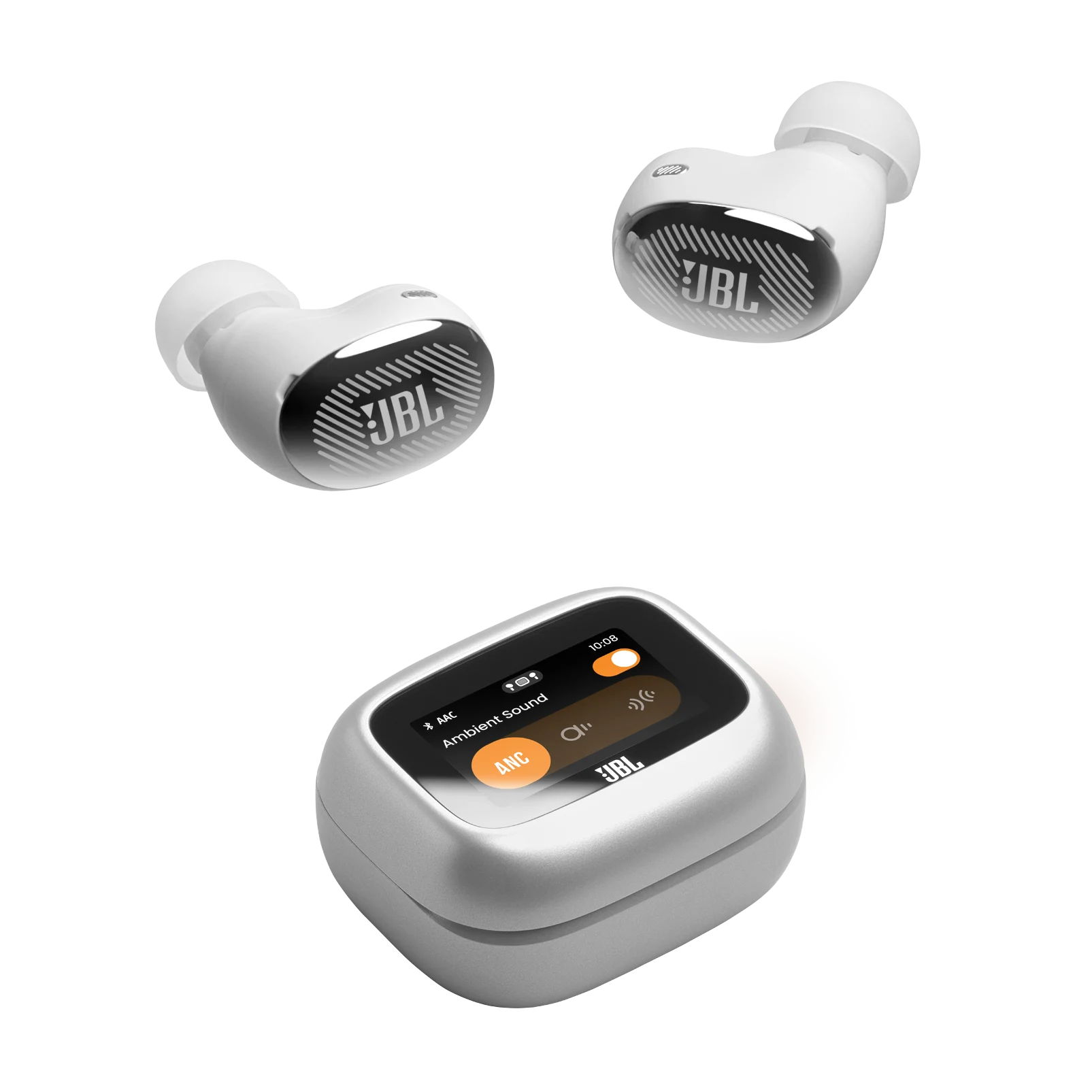 Навушники JBL Live Buds 4 - Silver (JBLLIVEBUDS4SIL)