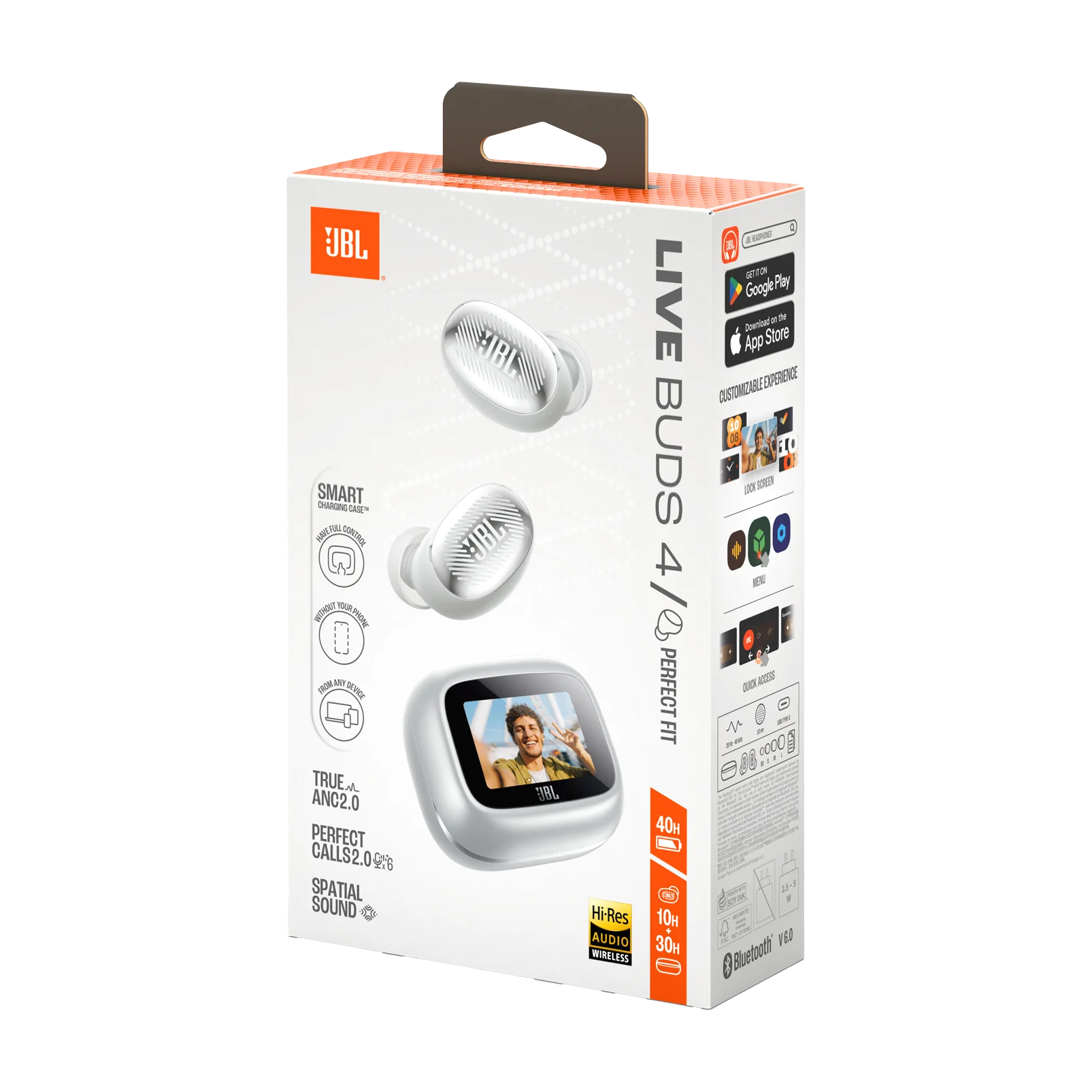 Навушники JBL Live Buds 4 - Silver (JBLLIVEBUDS4SIL)