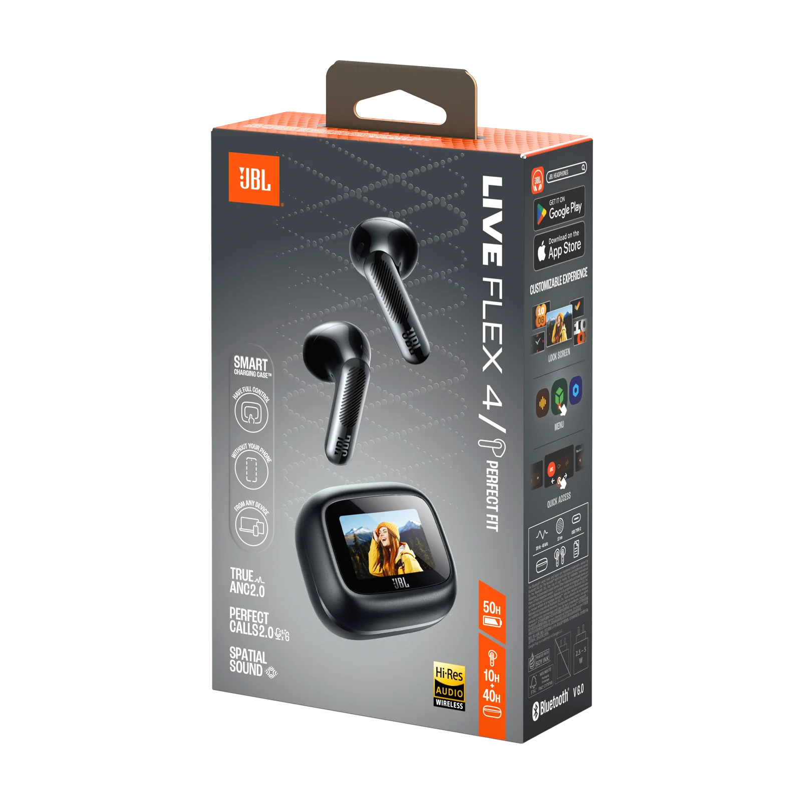 Навушники JBL Live Flex 4 - Black (JBLLIVEFLEX4BLK)