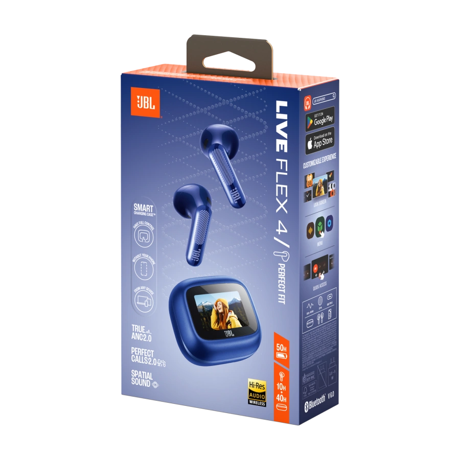 Навушники JBL Live Flex 4 - Blue (JBLLIVEFLEX4BLU)