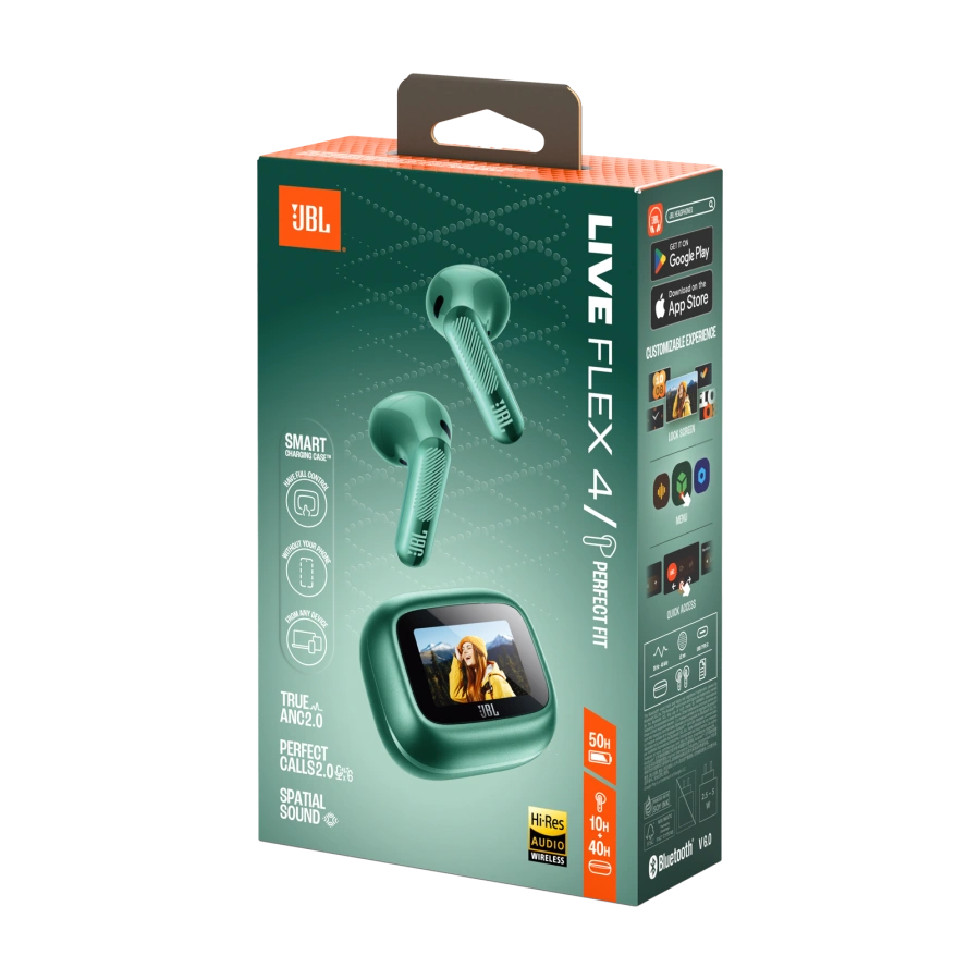 Навушники JBL Live Flex 4 - Green (JBLLIVEFLEX4GRN)