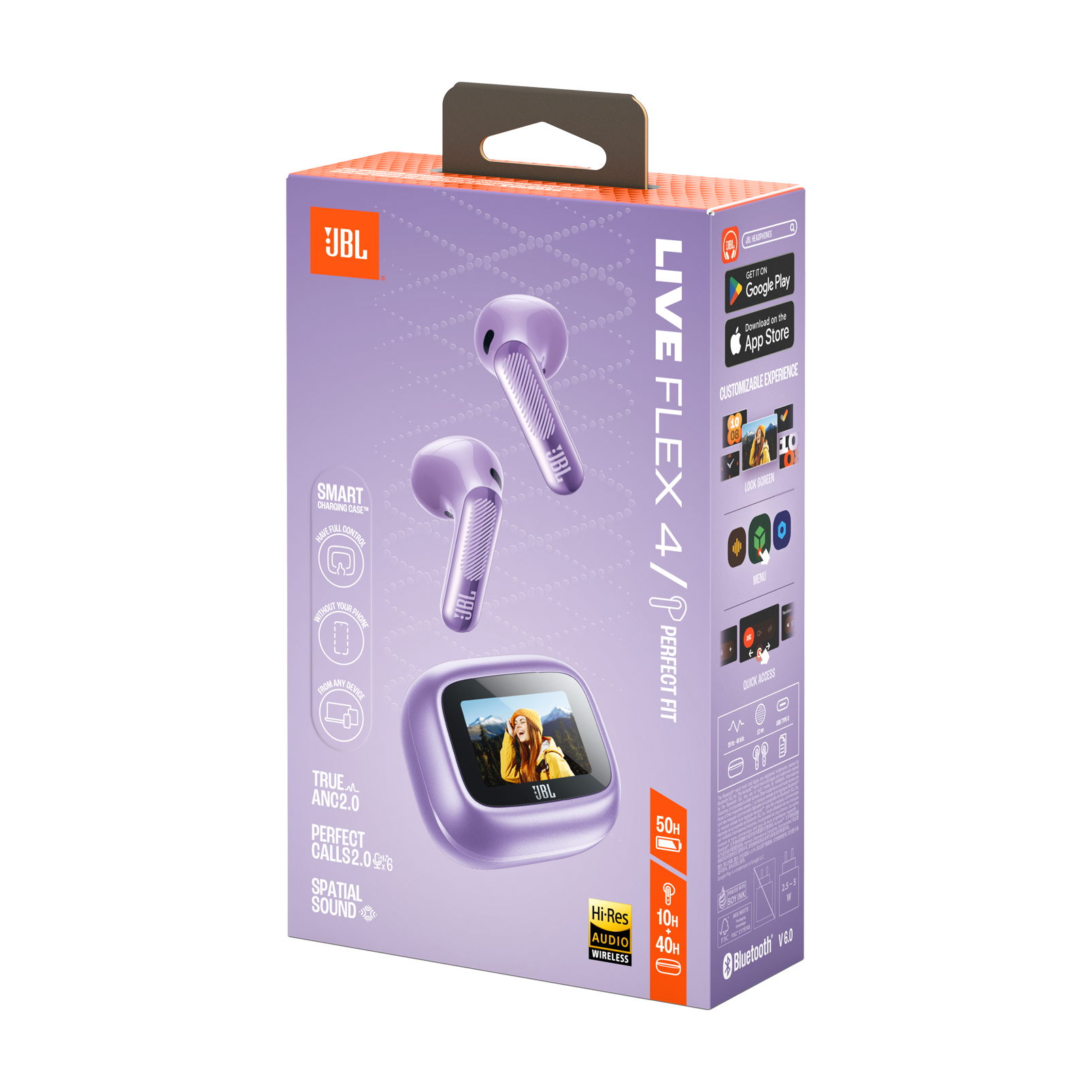 Навушники JBL Live Flex 4 - Purple (JBLLIVEFLEX4PUR)