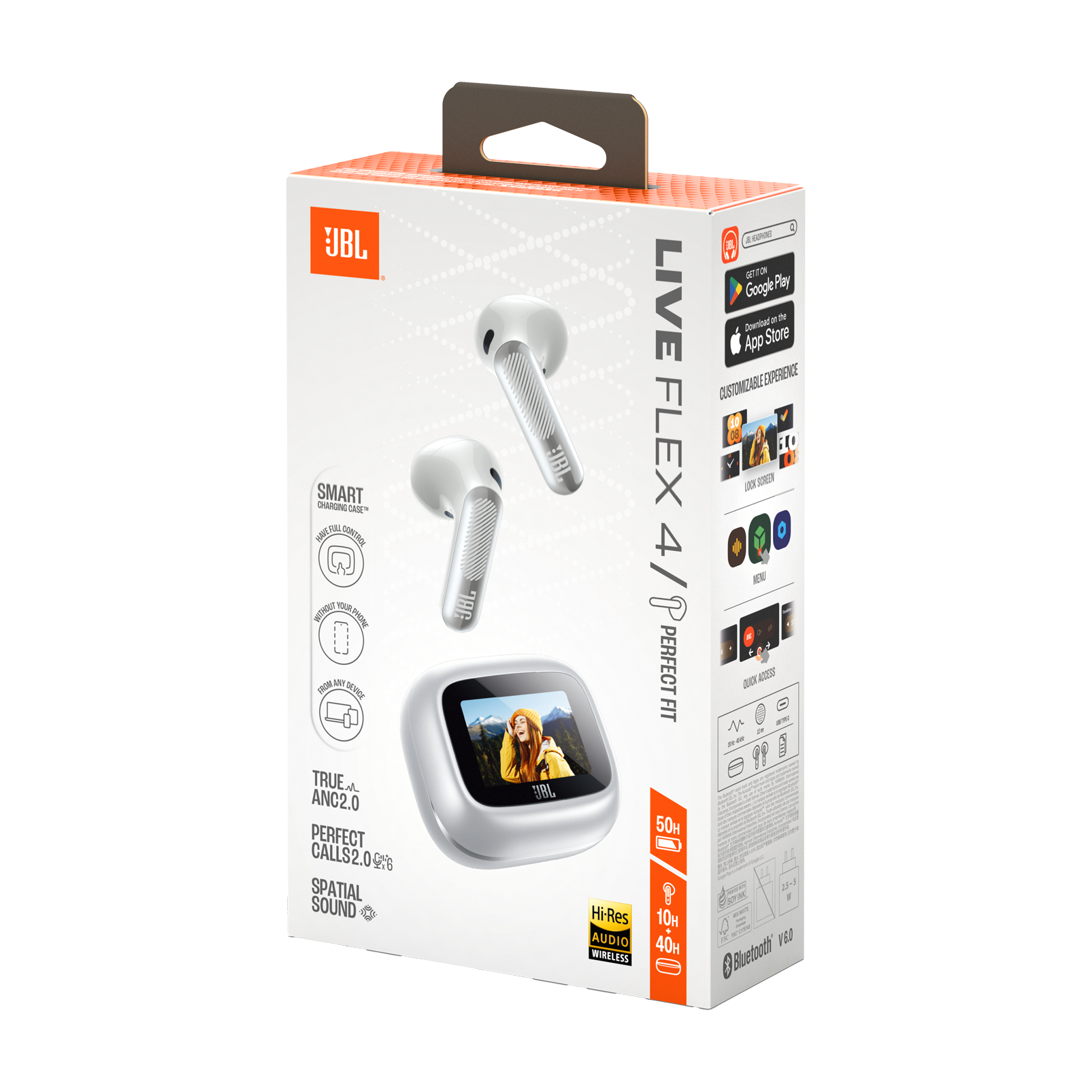 Наушники JBL Live Flex 4 - Silver (JBLLIVEFLEX4SIL)
