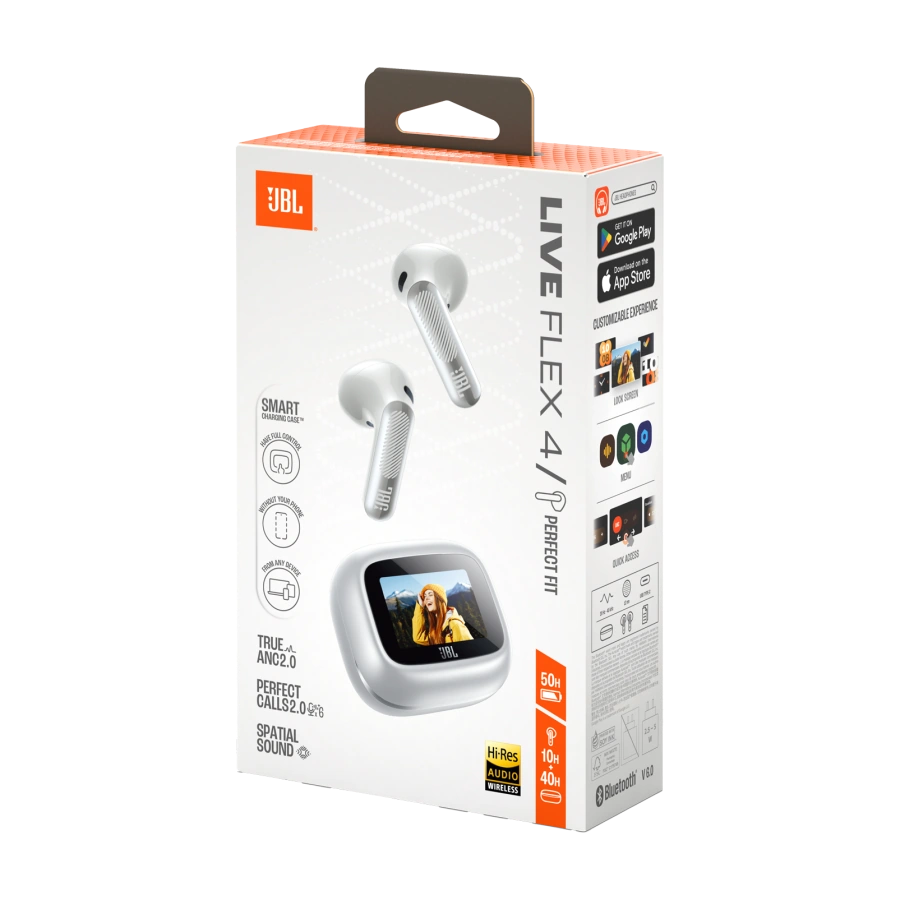 Наушники JBL Live Flex 4 - Silver (JBLLIVEFLEX4SIL)