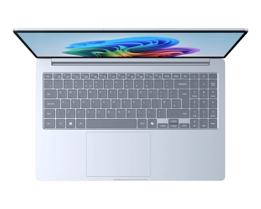 Ноутбук Samsung Galaxy Book4 Edge 15.6" Snapdragon X X1-26-100/16GB/256GB - Sapphire Blue (NP750XQB-KA3)