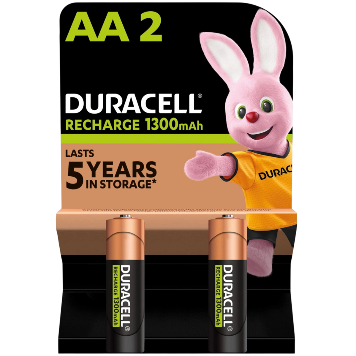 Перезаряджаємі акумулятори Duracell Recharge AA HR6 1300mAh 2 шт (5017767, 5007321)