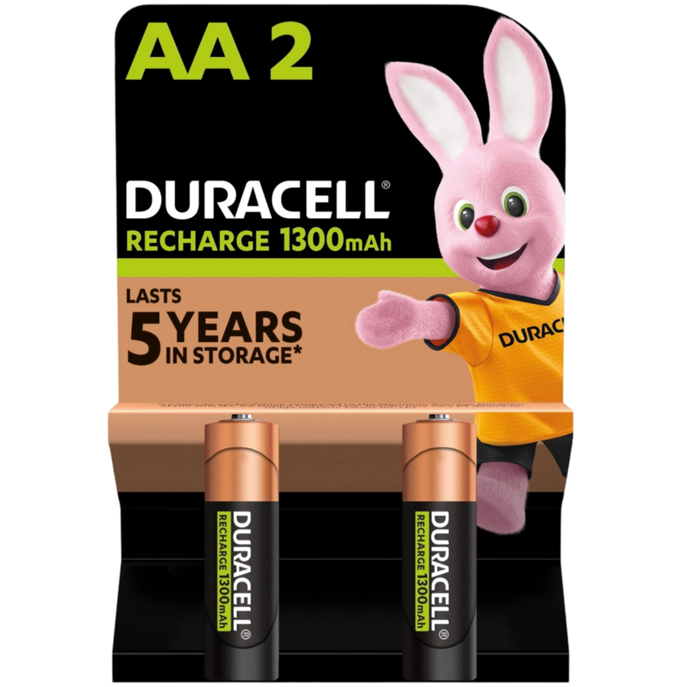 Перезаряджаємі акумулятори Duracell Recharge AA HR6 1300mAh 2 шт (5017767, 5007321)